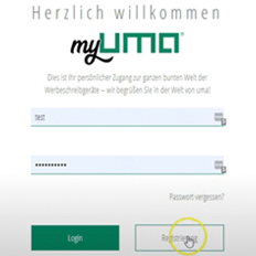 Registration myUMA