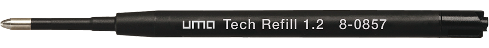 8-0857 uma Tech® Refill 1.2 black